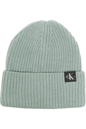 Calvin Klein Gorro tejido con parche del logo