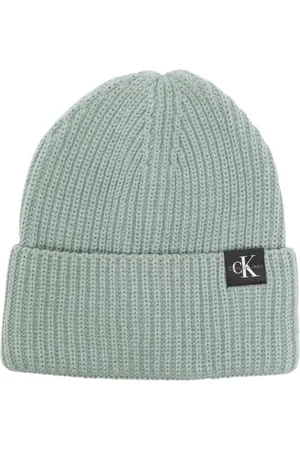 Calvin Klein Gorro tejido con parche del logo