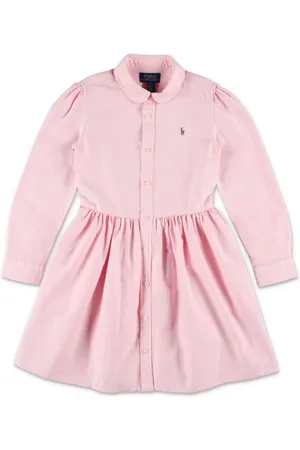 Ralph Lauren Vestido camisero con logo bordado