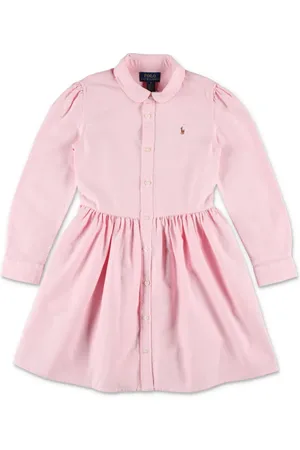 Ralph Lauren Vestido camisero con logo bordado