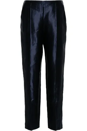 Giorgio Armani Pantalones satinadas con detalle de costuras
