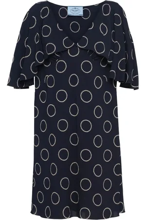 Prada Vestido corto estampado