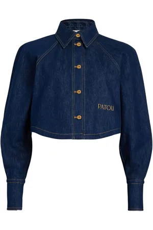 Patou Camisa corta de mezclilla