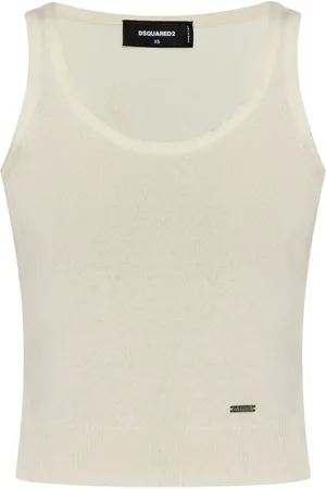 Dsquared2 Camiseta tejida con placa del logo