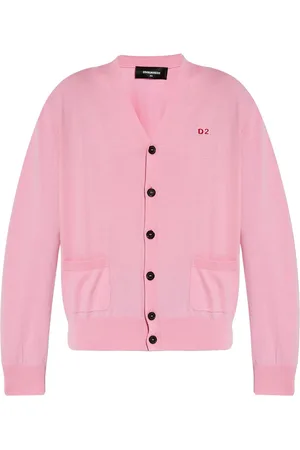 Dsquared2 Cárdigan con parche del logo y cuello en V