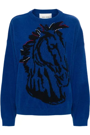 HENRIK VIBSKOV Suéter con motivo Horse Head en jacquard
