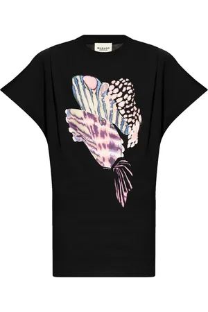 Marant Etoile Vestido Eabine con estampado gráfico