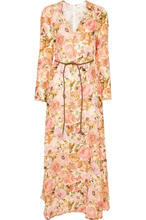 ZIMMERMANN Vestido largo con estampado floral