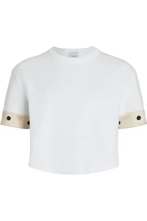 Patou Playera corto con puños de seda