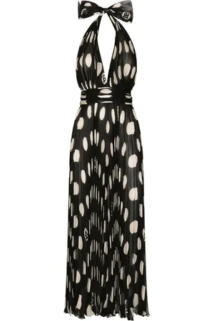 Dolce & Gabbana Vestido midi con estampado de lunares