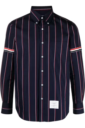 Thom Browne Camisa con rayas estampadas