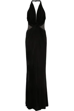 Tom Ford Vestido largo con cuello halter