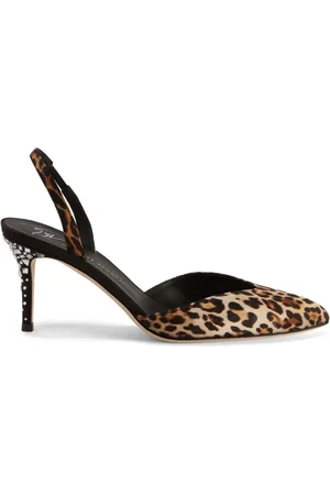 Giuseppe Zanotti Zapatillas con estampado de leopardo
