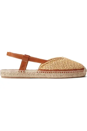 Ralph Lauren Alpargatas slip-on de rafia