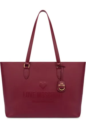 Moschino Tote con logo en relieve