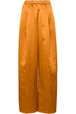 FORTE FORTE Pantalones palazzo satinados