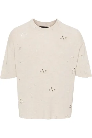 Federico Cina Distressed knitted T-shirt