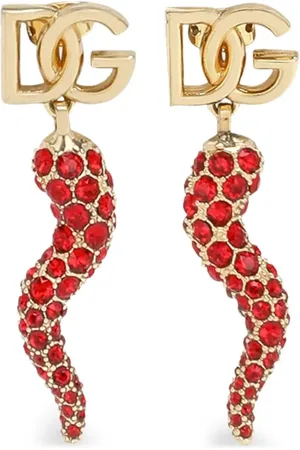 Dolce & Gabbana Aretes con cuerno DG
