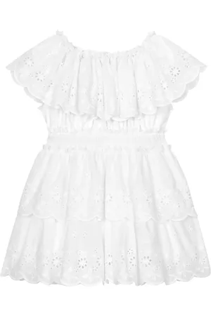 Dolce & Gabbana Vestido con bordado inglés