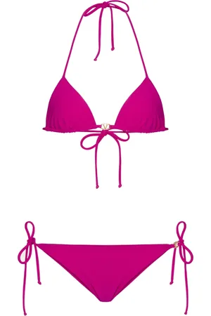 VALENTINO GARAVANI Bikini con copa estilo triángulo