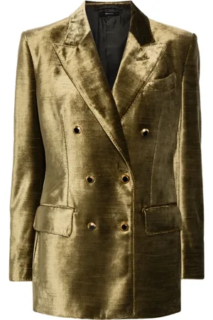 Tom Ford Blazer de terciopelo con doble botonadura