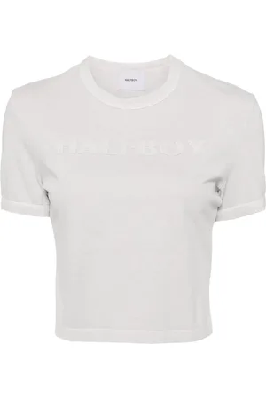 Halfboy Playera con parche del logo