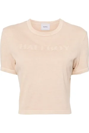 Halfboy Playera con parche del logo