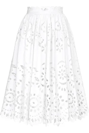 Dolce & Gabbana Falda festoneada con abertura