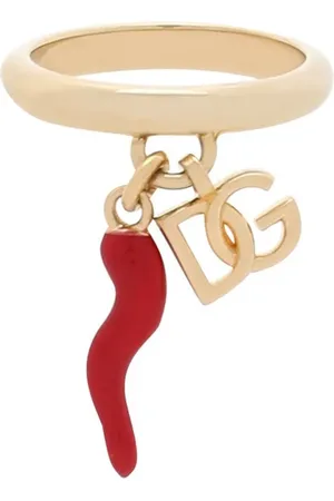 Dolce & Gabbana Anillo con dije del logo