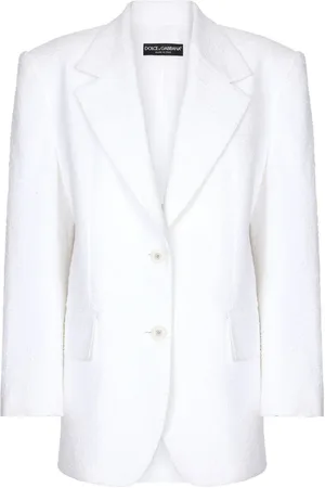 Dolce & Gabbana Blazer de tweed con botones