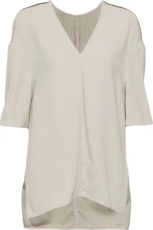 Rick Owens Blusa con hombros caídos y cuello en V
