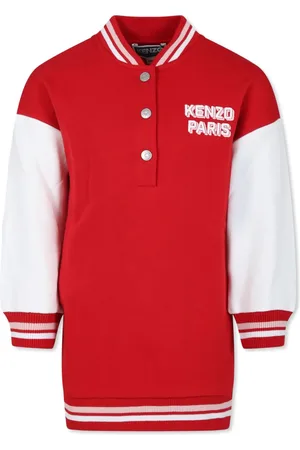 Kenzo Vestido estilo suéter con logo estampado
