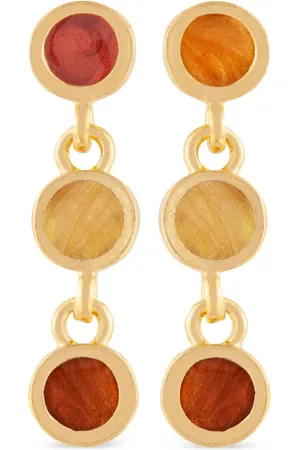 Susan Caplan Aretes Rediscovered con esmaltado 1990