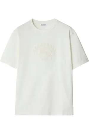 Burberry Playera texturizada con motivo EKD