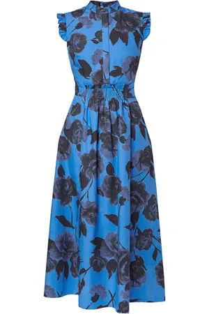 Erdem Vestido midi con estampado floral