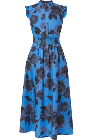 Erdem Vestido midi con estampado floral
