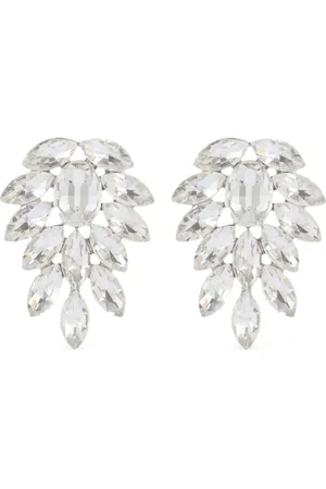 Susan Caplan Aretes Rediscovered con detalle de cristal 2000
