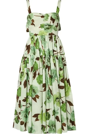 Erdem Vestido midi con estampado floral