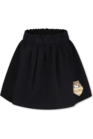 Moschino Falda con logo estampado