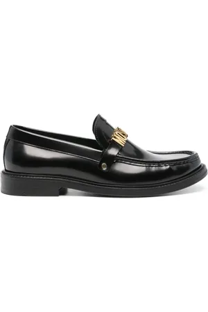 Moschino Mocasines con placa del logo