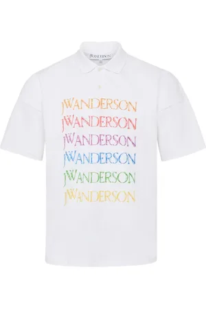 J.W.Anderson Playera tipo polo con logo estampado