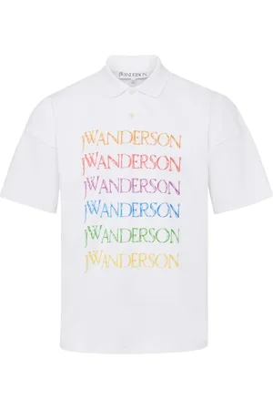 J.W.Anderson Playera tipo polo con logo estampado
