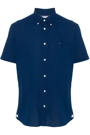 Tommy Hilfiger Camisa manga corta con logo bordado