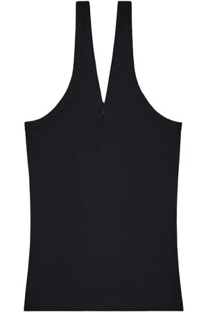 Courrèges Top con logo bordado