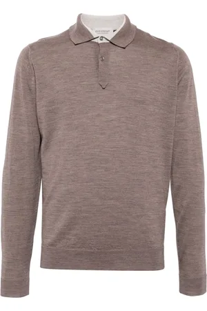 JOHN SMEDLEY Playera tipo polo manga larga