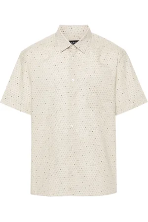 A.P.C. Camisa con estampado de lunares