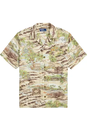 Ralph Lauren Camisa con estampado gráfico y botones