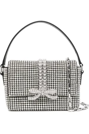 Self-Portrait Bolsa micro con detalles de strass