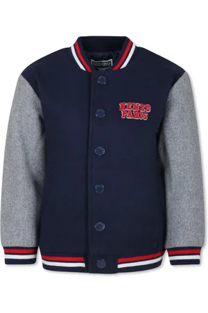 Kenzo Chamarra bomber universitaria con aplique