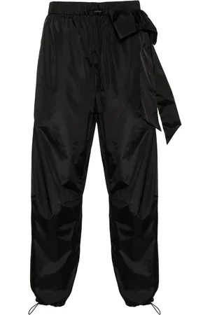Simone Rocha Pantalones tapered con moño oversize